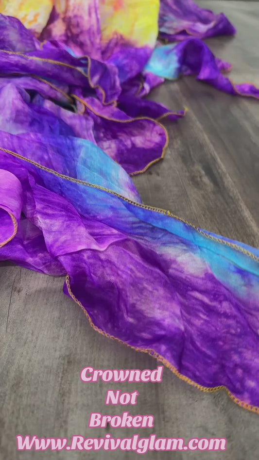 Crowned not Broken Worship Flags