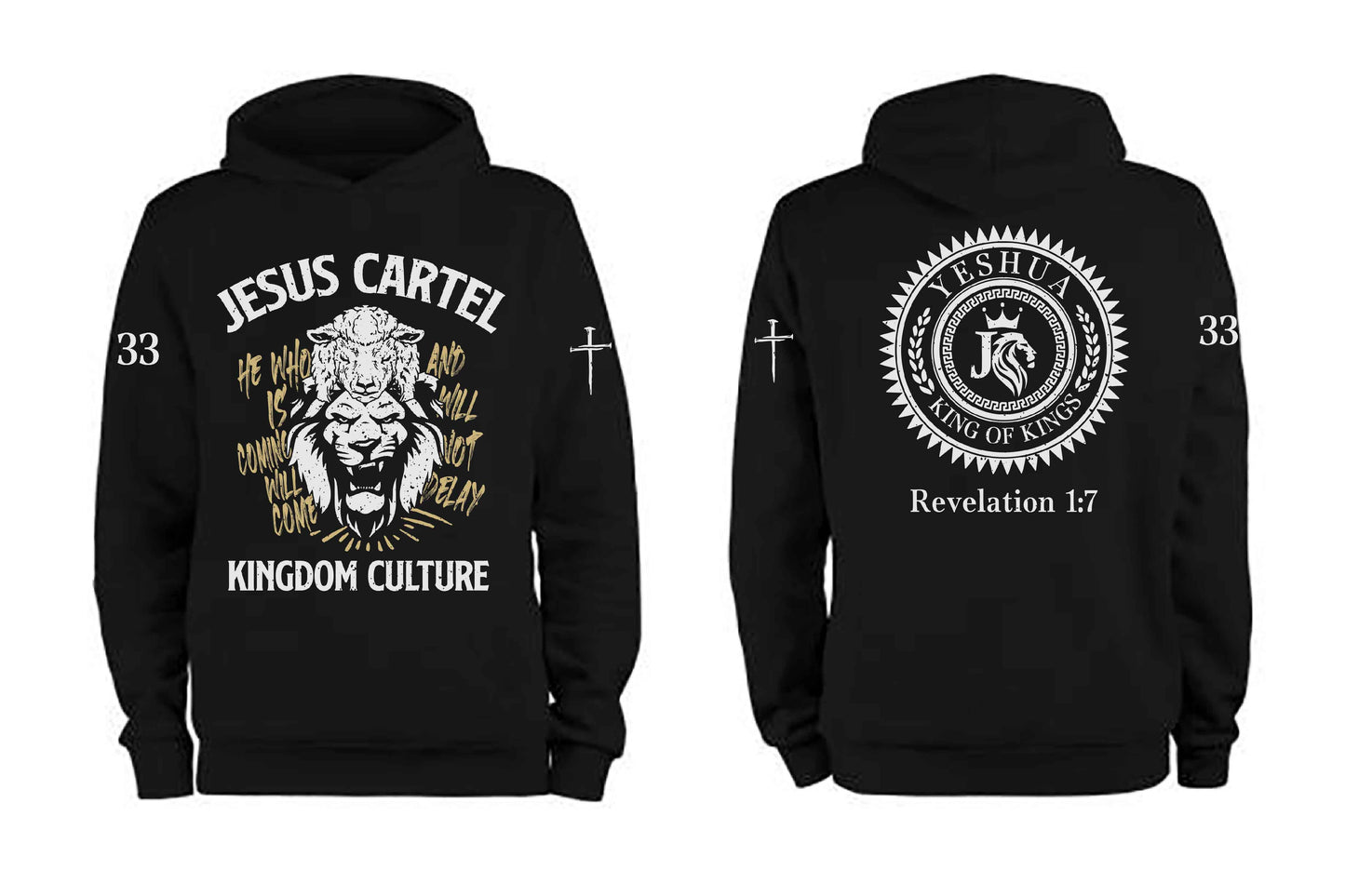 LION AND THE LAMB  HOODIE